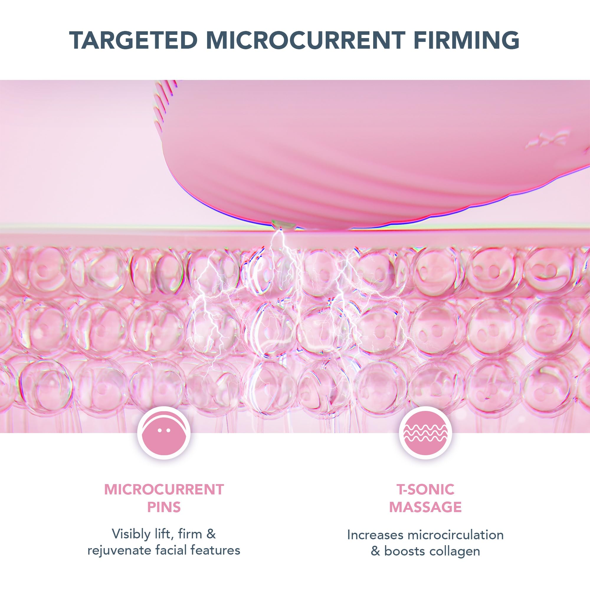 Facial Cleansing Brush with Light Therapy and Microcurrent