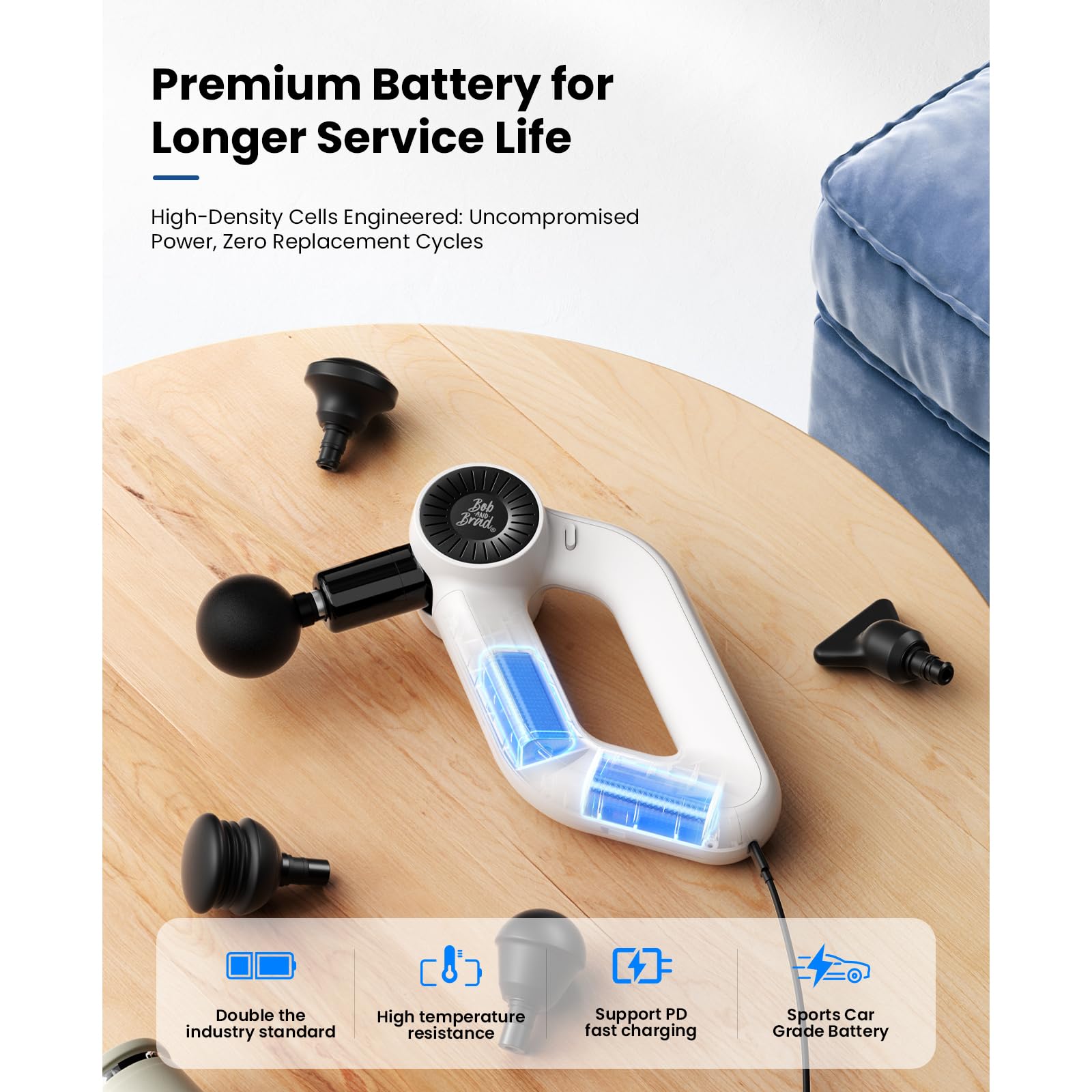 Dual Heated Massage Gun Set
