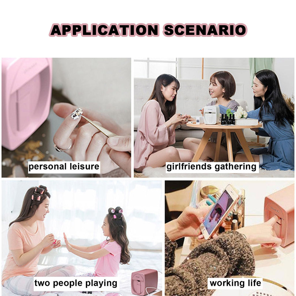 App-Controlled Portable Nail Painting Machine
