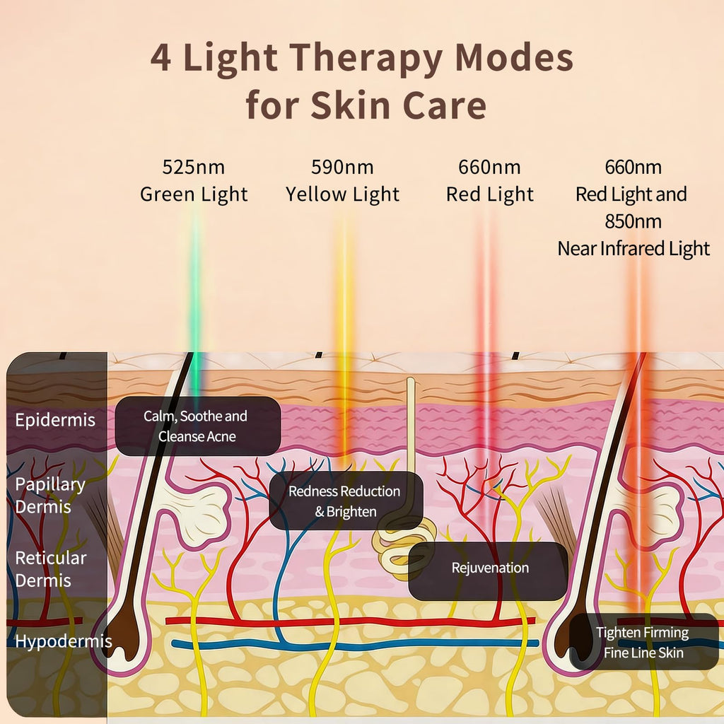Rechargeable LED Photon Face Mask