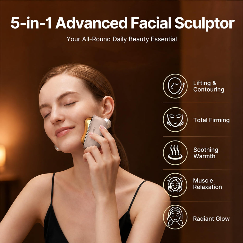 LED Heated Gua Sha Facial Massager