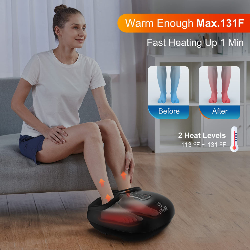 Heated Foot and Scalp Massager Set