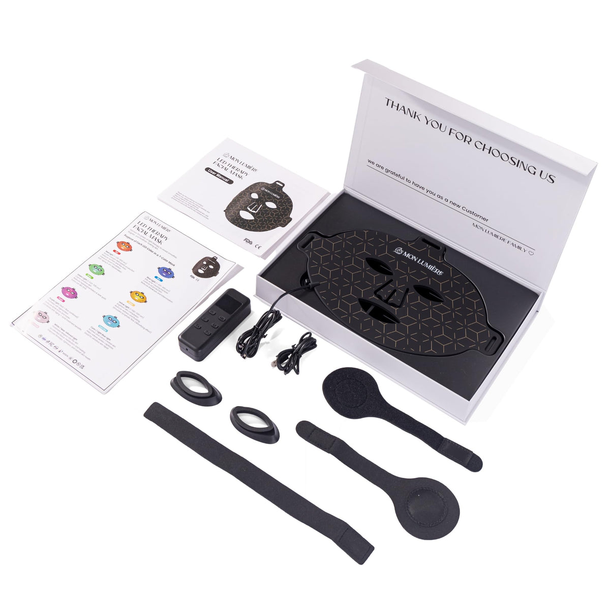 7-Color LED Glow Face Mask