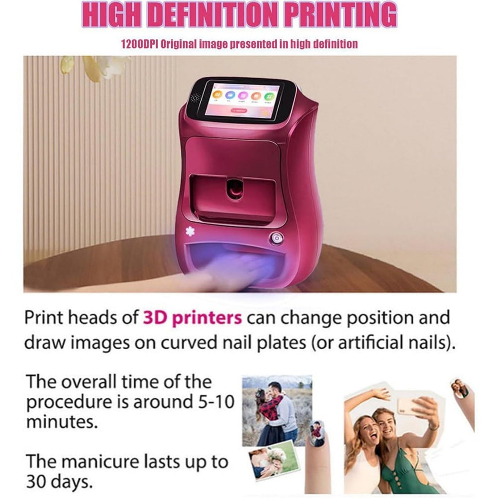 Smart 3D Nail Art Printer Kit