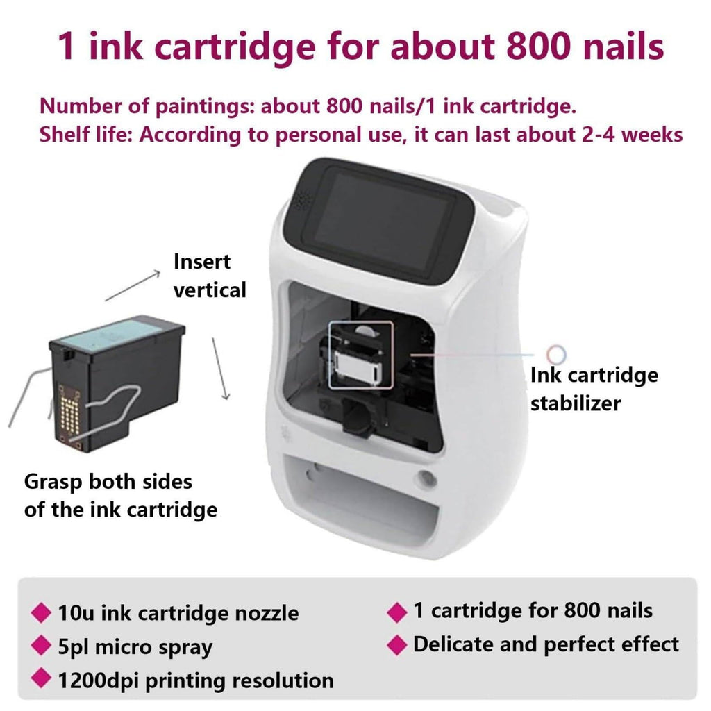 Smart 3D Nail Art Printer Kit