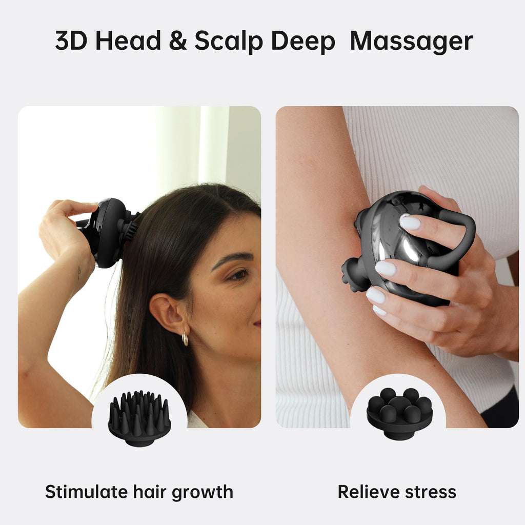 Heated Foot and Scalp Massager Set