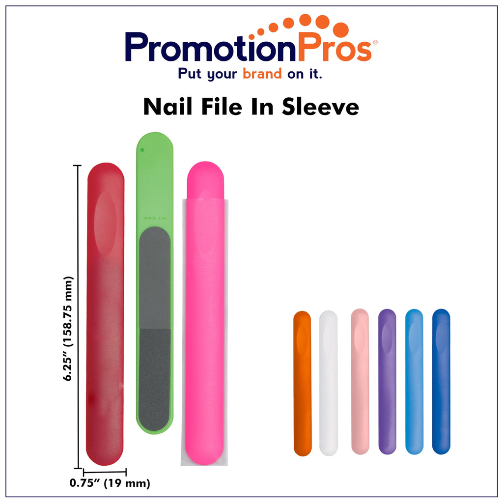 Personalized Nail Files with Protective Sleeves