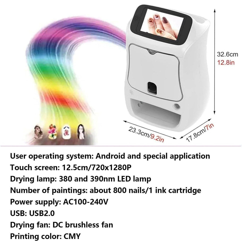 Smart 3D Nail Art Printer Kit