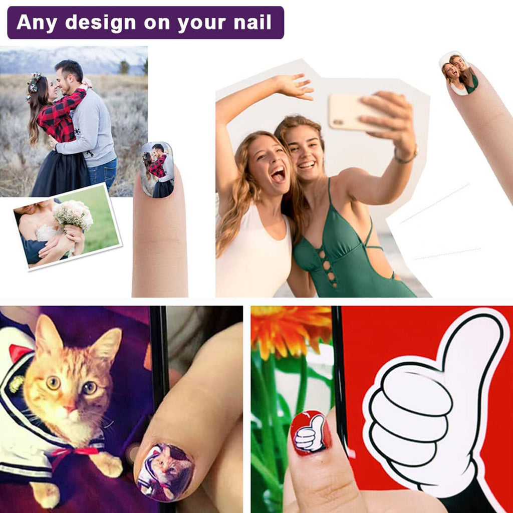 Portable Mobile Nail Painting Machine with Tool Set