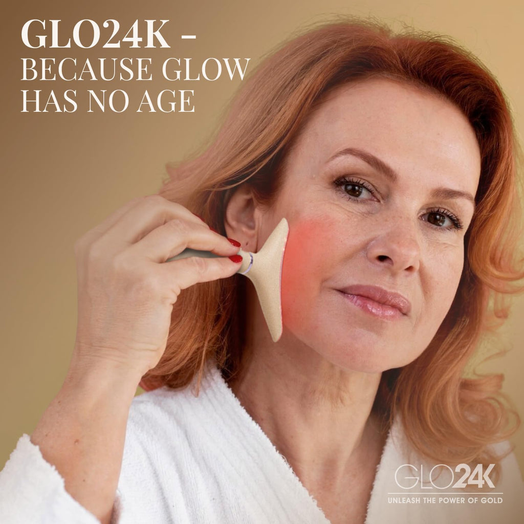 LED Facial Massage Wand with Heat and Vibration