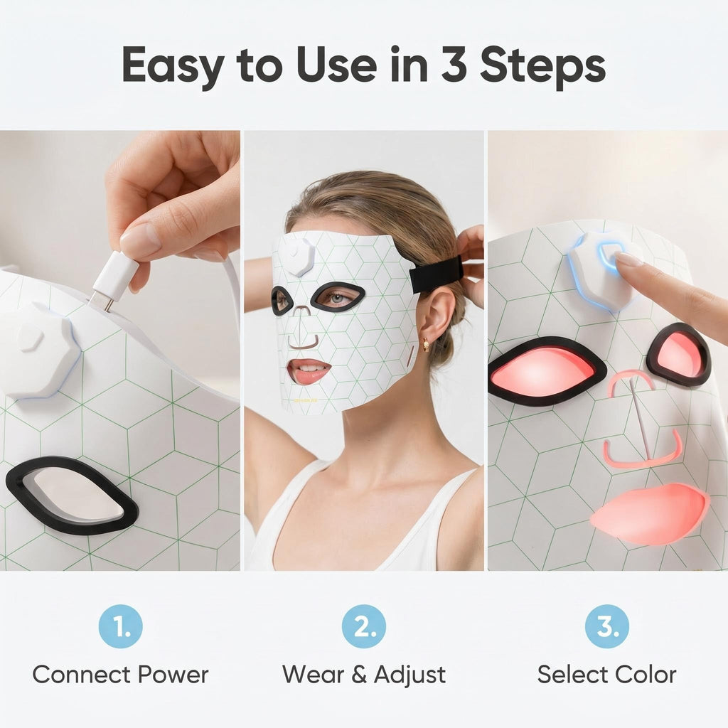 7-Color Rechargeable LED Face Mask