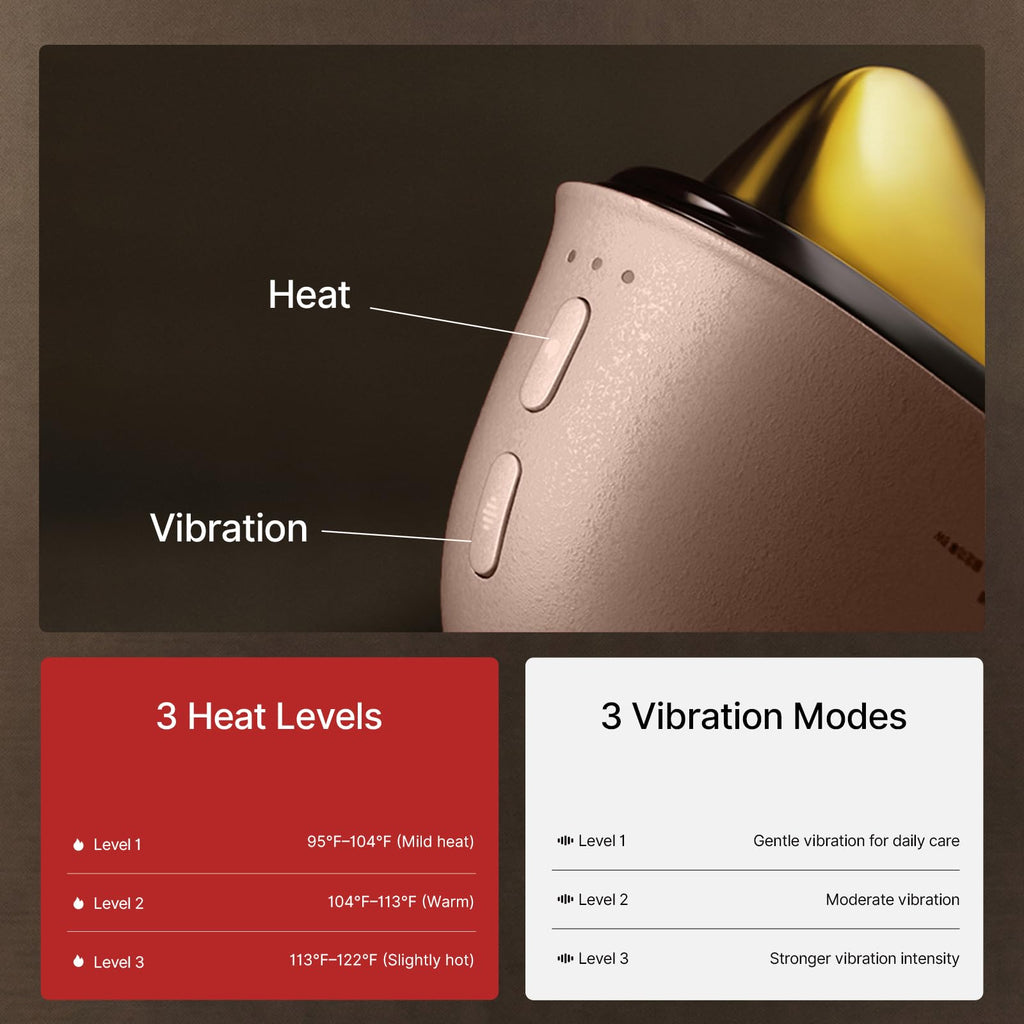 LED Heated Gua Sha Facial Massager