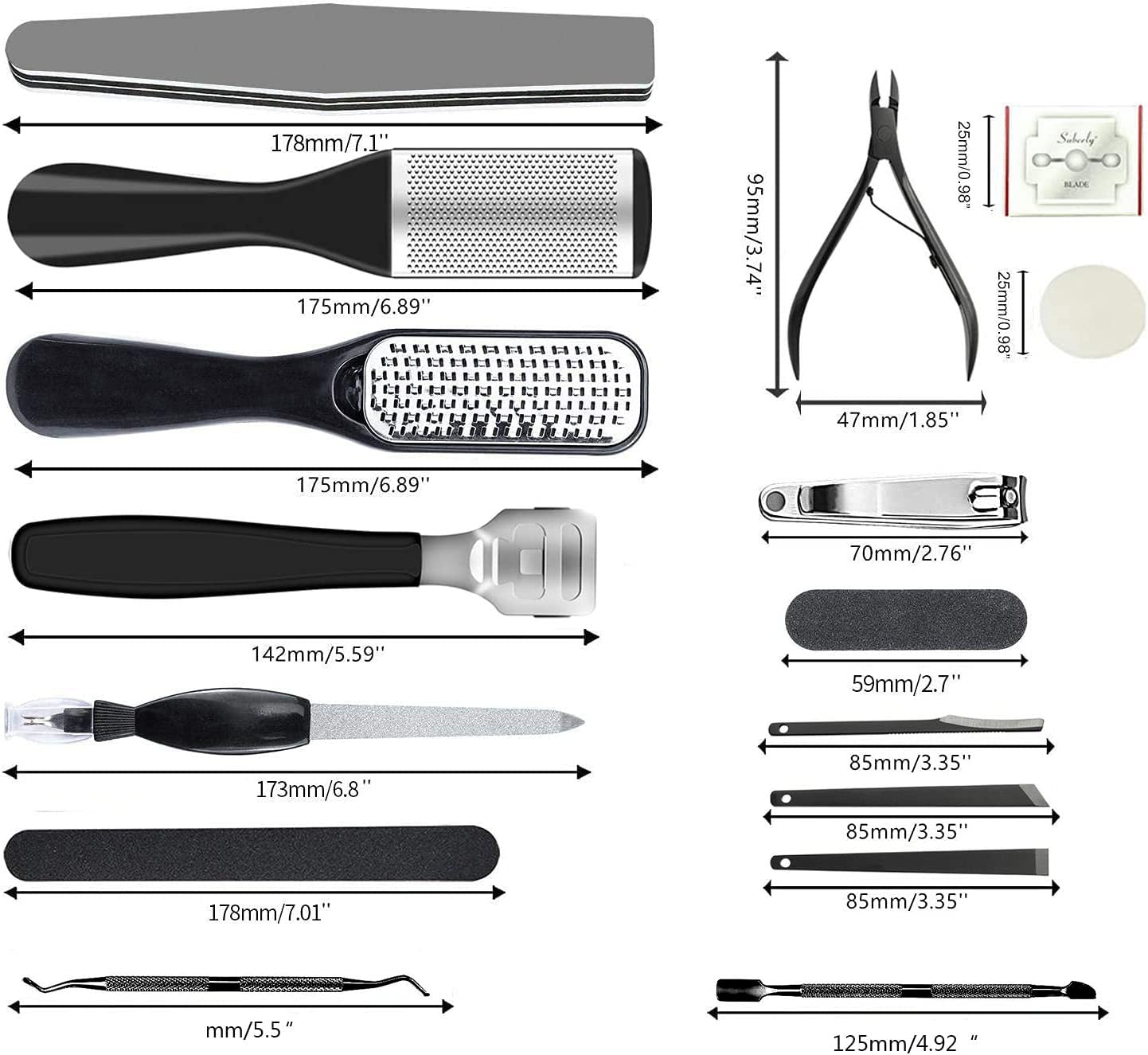 36-Piece Manicure and Pedicure Kit