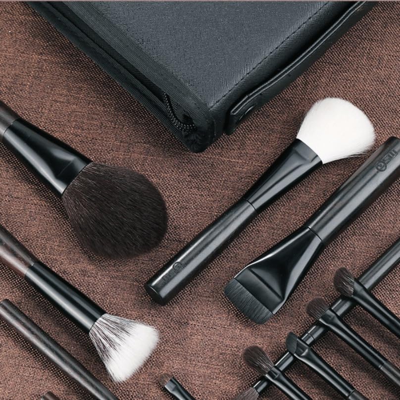 12-Piece Natural Hair Makeup Brush Set