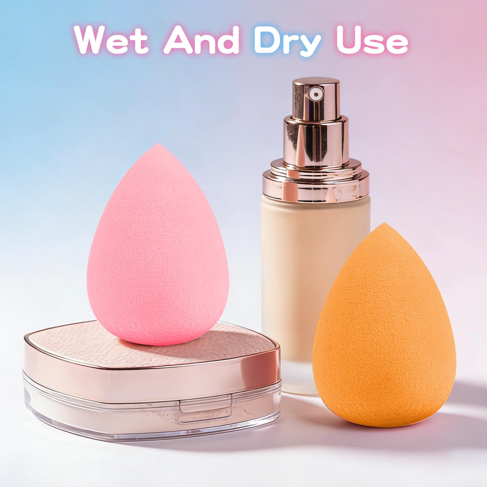 15-Piece Latex-Free Makeup Sponge Set