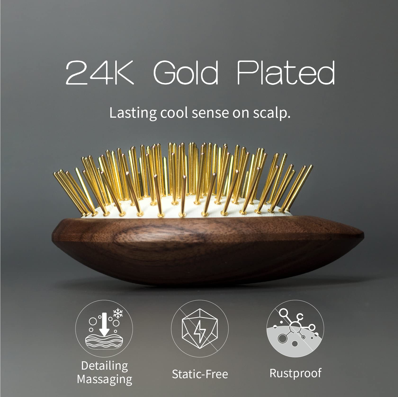 Bamboo Gua Sha Scalp Massage Brush