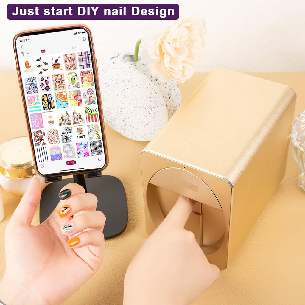 Portable Mobile Nail Painting Machine with Tool Set