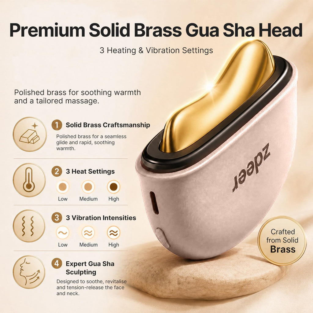 LED Heated Gua Sha Facial Massager