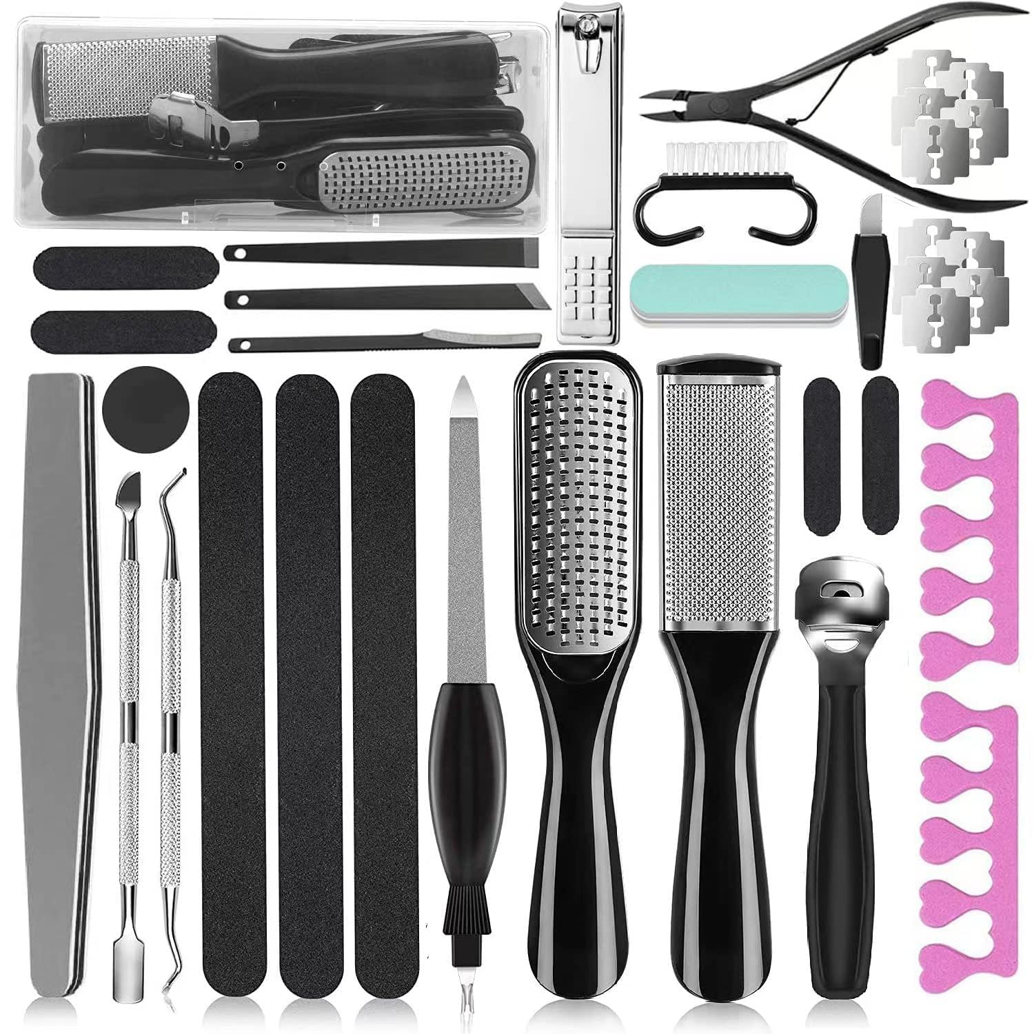 36-Piece Manicure and Pedicure Kit