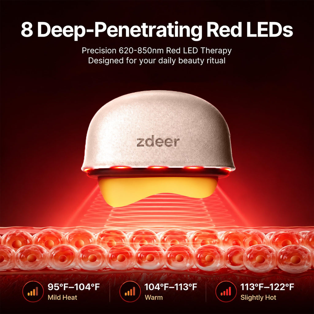 LED Heated Gua Sha Facial Massager