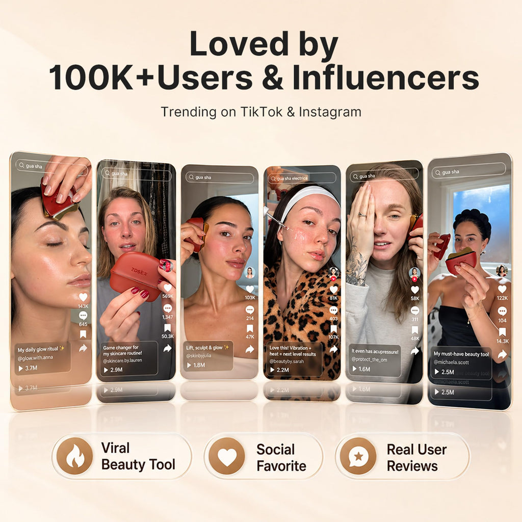 LED Heated Gua Sha Facial Massager