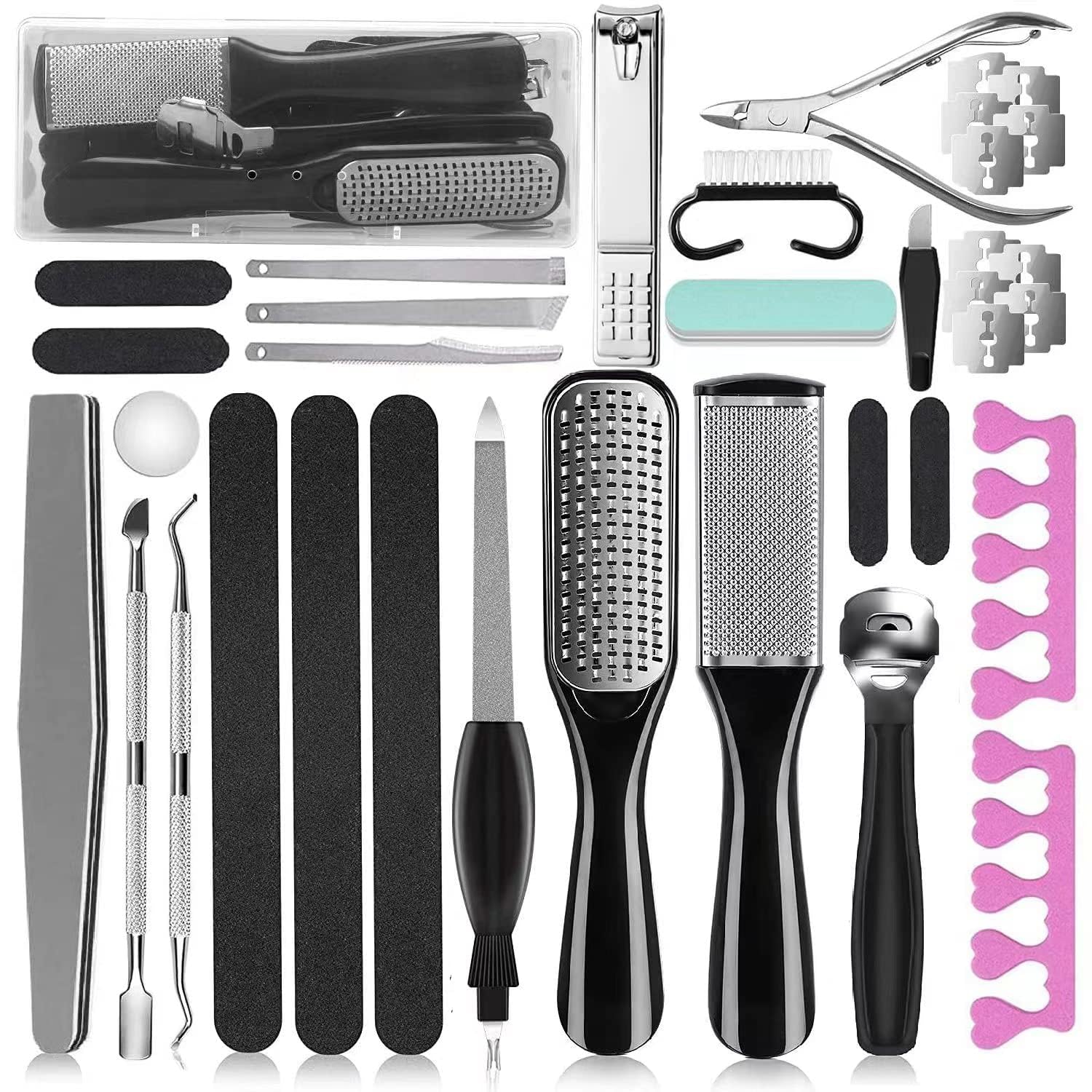 36-Piece Manicure and Pedicure Kit