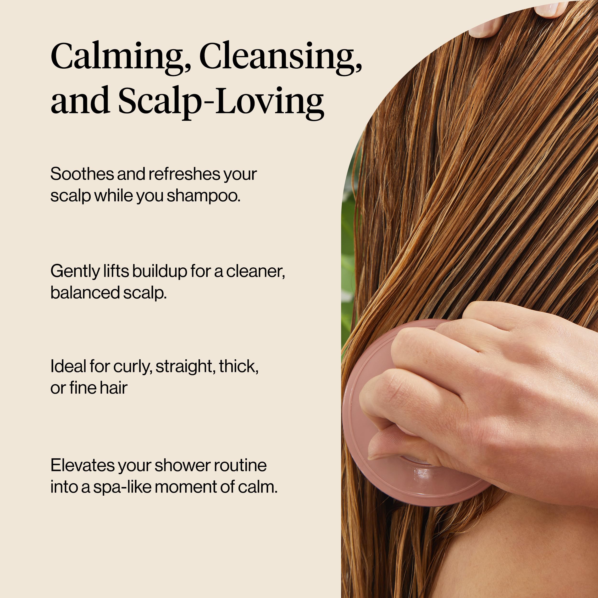 Silicone Shampoo Scalp Massage Brush