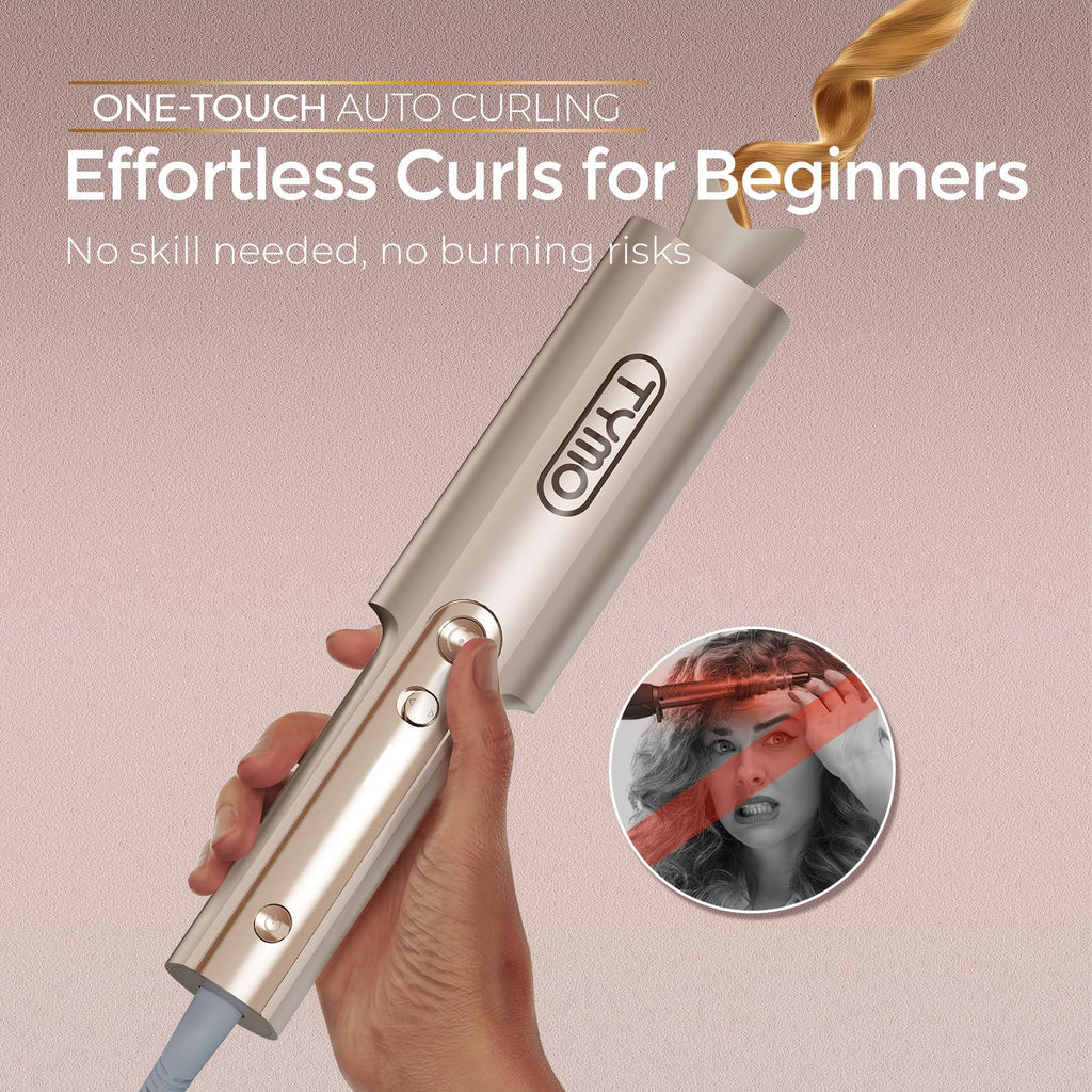 Long-Barrel Automatic Rotating Curling Iron